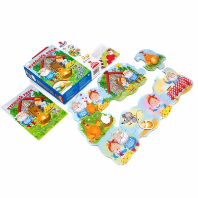 Игра настольная Путешествие по сказке Курочка Ряба Vladi Toys VT2909-12